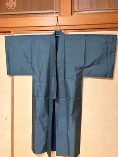 男着物 大島紬 長襦袢セット 正絹 袷 紺青系 メンズ - メルカリ