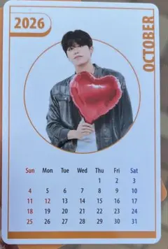 TREASURE 2026年もトレジャーと一緒カード ジョンウ 福岡