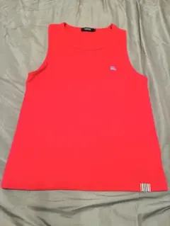 BURBERRYバーバリー BLACK LABEL タンクトップ レッド (M)