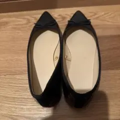 黒のフラットシューズ Mサイズ