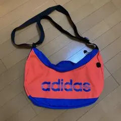 adidas ショルダーバッグ オレンジ/ブルー