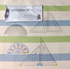 三角定規＆分度器　2セット