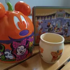 東京ディズニーリゾート　ハロウィーンお菓子缶セット他