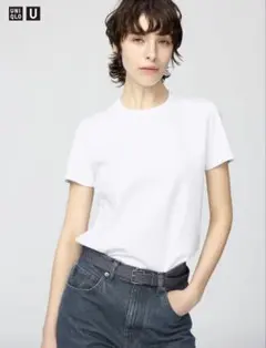 UNIQLO U クルーネックT ホワイト L 白 ユニクロ GU 半袖 シャツのサムネイル