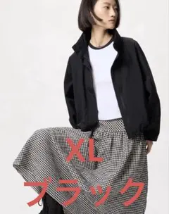 ウィンドプルーフスタンドブルゾン　XL ブラック