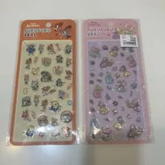 ズートピア・プリンセス ぷくぷくシール 2シートセット