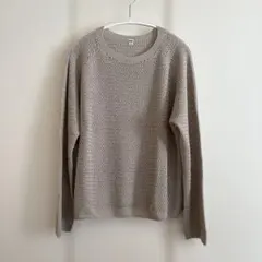 UNIQLO 3Dメッシュクルーネックセーター