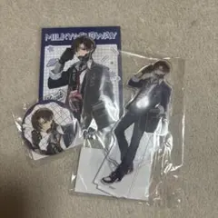 MILKY SUBWAY アクリルスタンド 缶バッジ セット カート