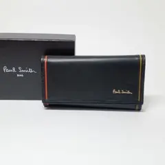 新品 ポールスミス キーケース 本革 レザー ロゴ ブラック