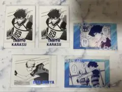 ブルーロック 烏旅人 乙夜影汰 蜂楽廻 ぱしゃこれ クリアカード 5枚セット