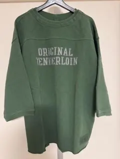 TENDERLOINテンダーロイン　モスステッチフットボールT