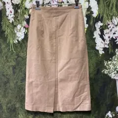 NATURAL BEAUTY BASIC タイトスカート　ベージュ　XSサイズ