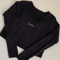 【美品】INGNI アンサンブル カーディガン ニット ブラック