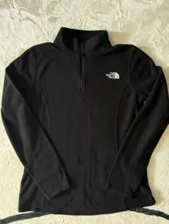 THE NORTH FACE USA フリース ハーフジップ 黒 薄手　Mサイズ