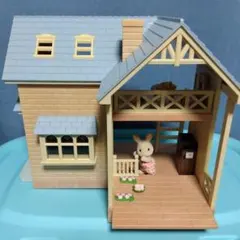 シルバニアファミリー湖畔のペンション 家具類付き(⁠◔⁠‿⁠◔⁠)