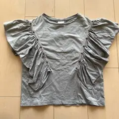 ZARA kids 袖フリル　半袖トップス　120