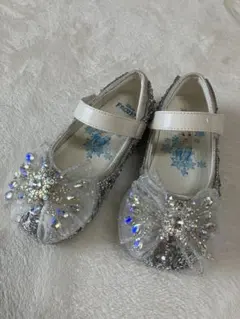 FROZENエルサ バレエシューズ シルバー