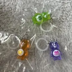 ケアベア クリアマスコットチャーム2 3種セット