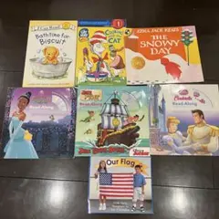 英語絵本 7冊　CD付きディズニー3冊ほか　初級　幼児から低学年向け