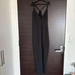 ZARA ブラック Vネック オールインワン