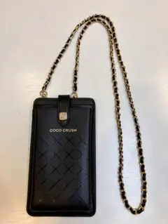 シャネル COCO CRUSH スマホショルダーバッグ スマホポーチ スマホ入れ