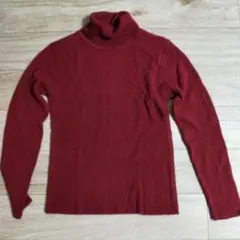 J.E.Balance 赤 タートルネック セーター