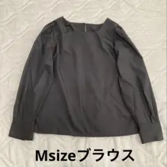 【美品】ブラック シャツ黒ブラウスM