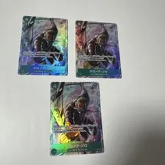 ロロノア・ゾロ パラレル プレミアムカードコレクション プロモ 4枚