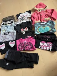 リボン  女の子 まとめ売り   保育園 90.95   15着セット