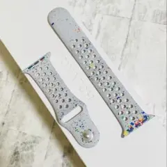 美品✴︎Apple純正NIKEピュアプラチナム45mm✴︎M/L