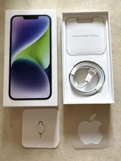 iPhone 14 パープル 空箱・付属品セット Apple純正