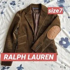 【美品】ラルフローレン コーデュロイ レザーエルボーパッチジャケット サイズ7のサムネイル