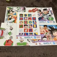 ドラゴンボール　40周年　一番くじ　其の一　クリアポスター　セット