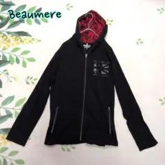 Beaumere　パーカー　ラインストーン　Ｍ　黒　長袖のサムネイル