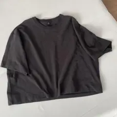 ユニクロ　半袖　クロップドシャツ