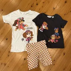 H&M パウ・パトロール Tシャツ2枚とスパッツセット