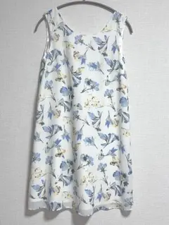 【匿名配送】新品　ROYALPARTY 花柄ワンピース　ブルー