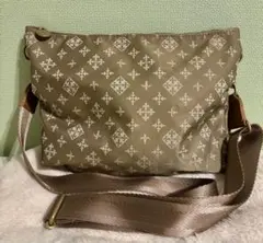 【russet】ラシット ショルダーバッグ ナイロン×レザー ベージュ系