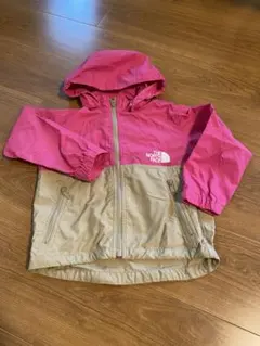 THE NORTH FACE フード付きジャケット 100cm ピンク/ベージュ