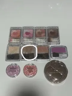 キャンメイク・セザンヌ廃棄チーク・アイシャドウセット 10個