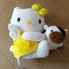 ハローキティ 牛柄 ぬいぐるみ 2000年 - メルカリ