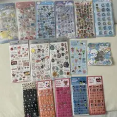 シールまとめ売り　うるちゅる　タイル　おはじき　あわわ　サンリオ　たまごっち