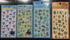 ボンボンドロップシール スティッチ、モンスターズインク+ぷくぷくシール