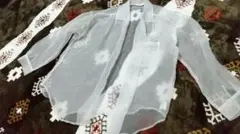 ブラウス 長袖 シースルー レディース シャツ。