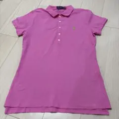 ポロラルフローレン　ピンク　M ポロシャツ