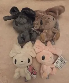 チャックスGP 汎用うさぎ ぬいぐるみマスコット ベージュカラー 全4種