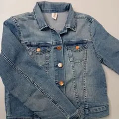 H&M　キッズ　ライトブルー デニムジャケット