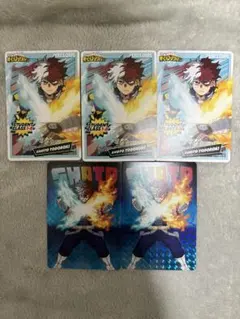 僕のヒーローアカデミア　ヒーローズチップ　轟焦凍　レア　ノーマル　セット
