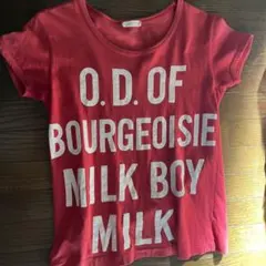 赤　Tシャツ MILK BOY MILK 吉川ひなの　アンダーカバーのサムネイル
