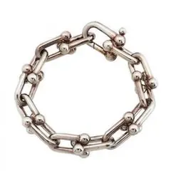 美品 Tiffany フォージ ラージ リンク ネックレス いぶし仕上 シルバー